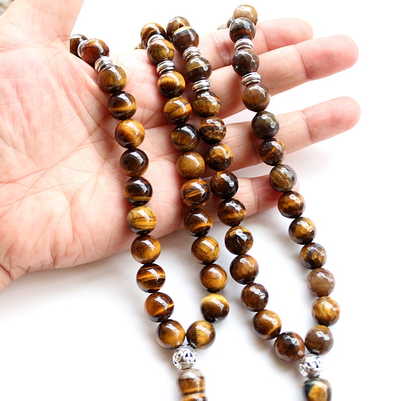 Tiger Eye Stone Prayer Beads