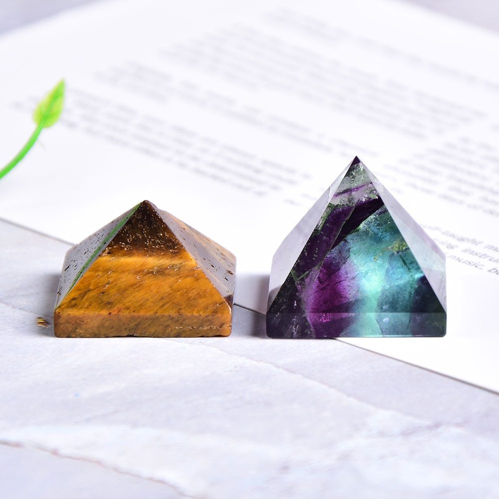 Natural Stone Pyramid Shaped Crystal