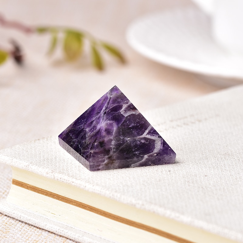 Natural Stone Pyramid Shaped Crystal
