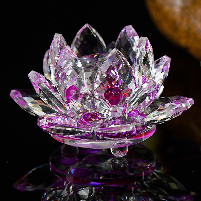 Crystal Lotus Flower Ornament