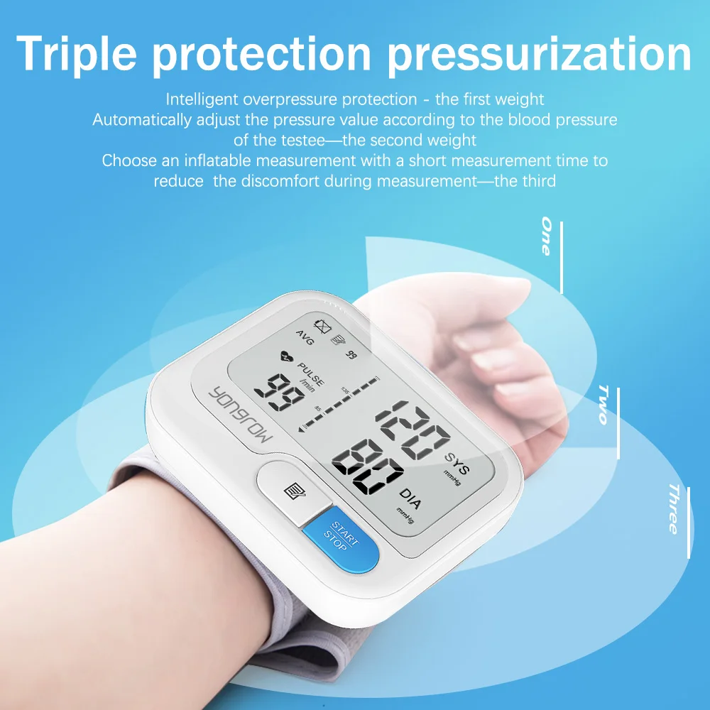 Automatic Digital Wrist Blood Pressure Monitor Automatic Digital Wrist Blood Pressure Monitor